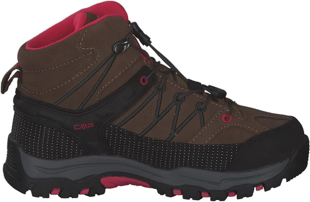 CMP Jungen Unisex Kinder Rigel Low Wmn Trekking Shoes Wp Wanderschuhe 29 EU Corteccia Begonia, 29 EU