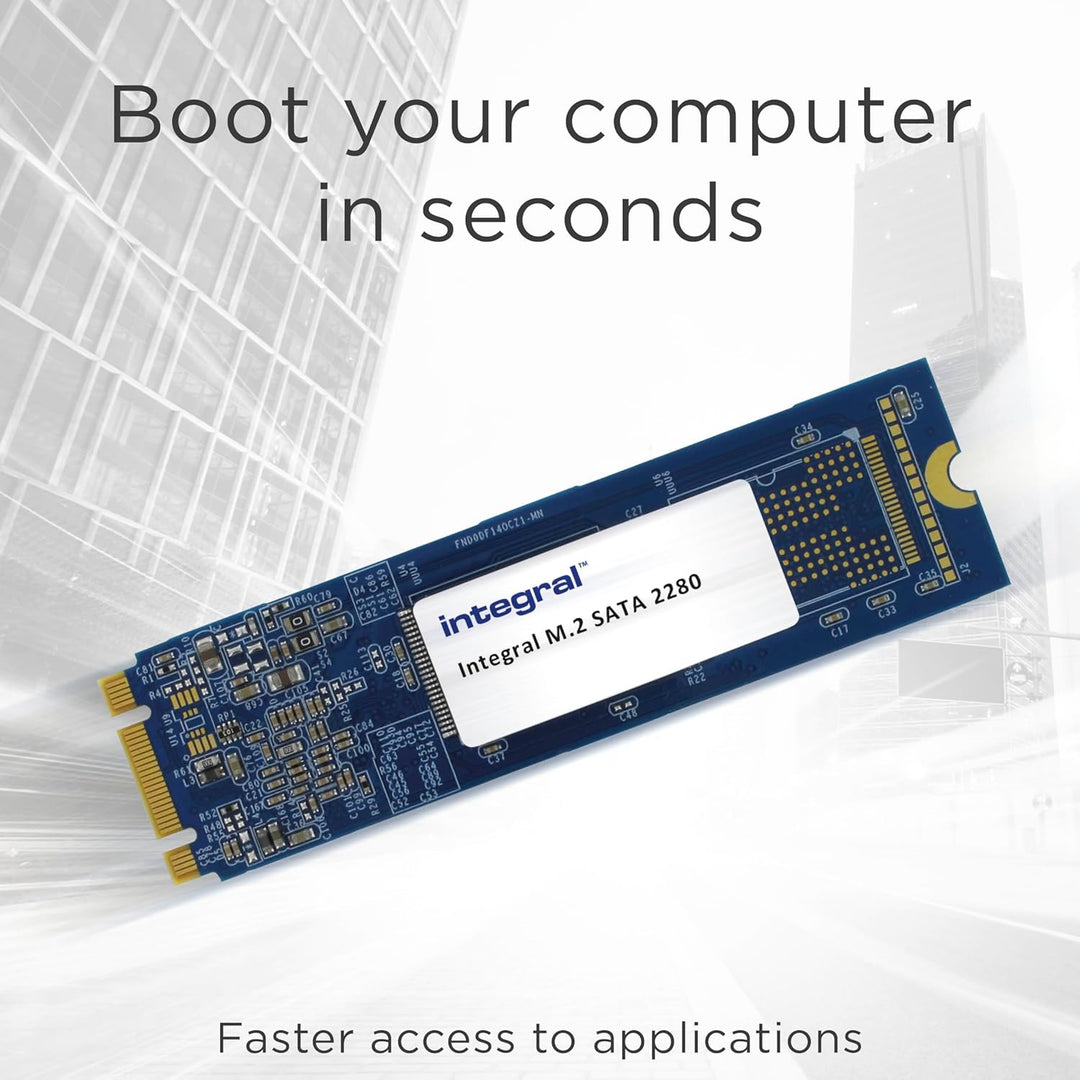 Integral 128GB M.2 SATA III 2280 Interne SSD, bis zu 480MB/s Lesen 400MB/s Schreiben 128GB M.2 2280