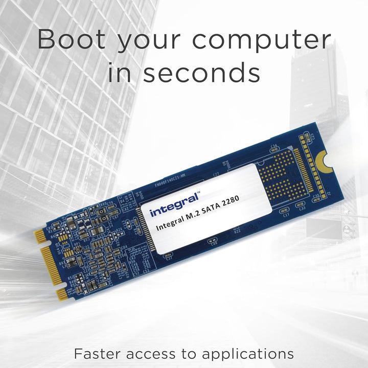 Integral 128GB M.2 SATA III 2280 Interne SSD, bis zu 480MB/s Lesen 400MB/s Schreiben 128GB M.2 2280