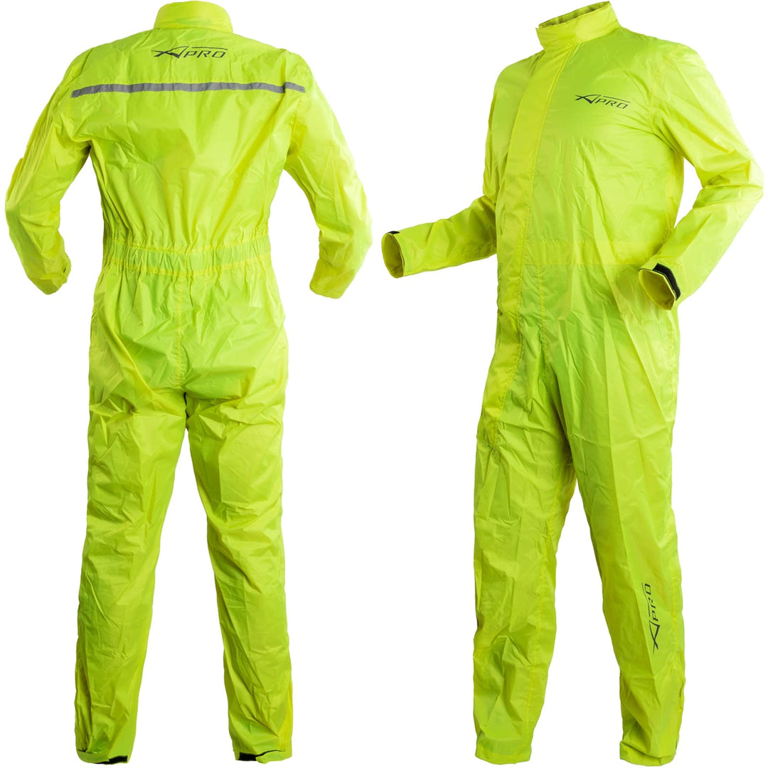 Wasseranzung Motorrad Wasserdicht Regenanzug Hoehe Sichtbarkeit Fluo S S Fluo, S Fluo