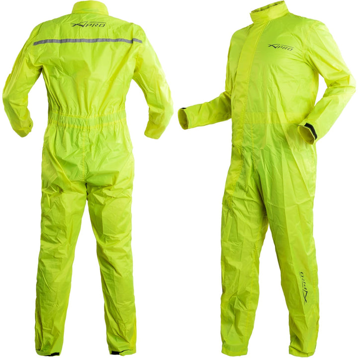 Wasseranzung Motorrad Wasserdicht Regenanzug Hoehe Sichtbarkeit Fluo S S Fluo, S Fluo