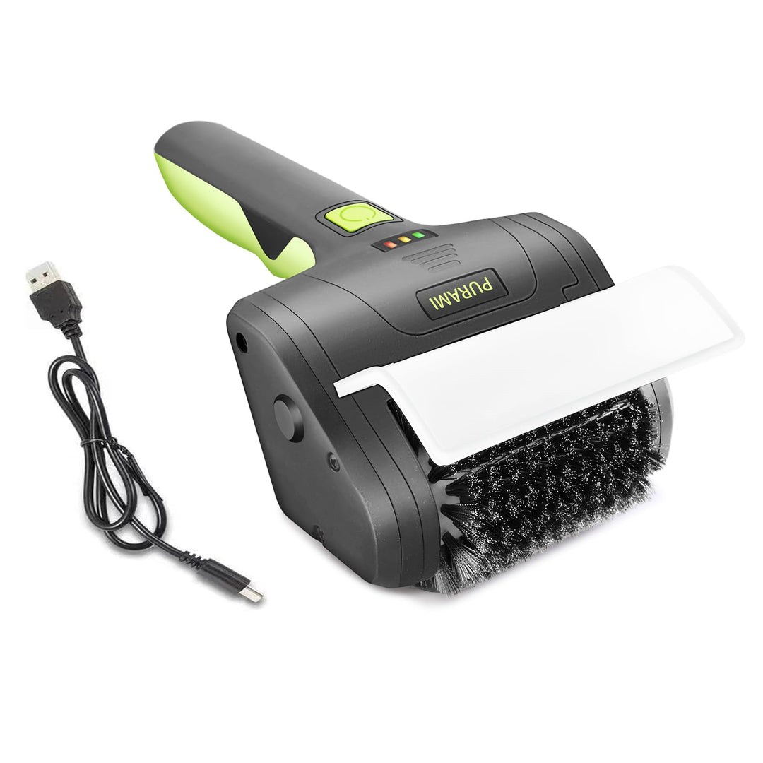 Motorisierte Grillbürste PURAMI Safe Grillen Rescue Geschenk No Shedding Bristles, 360° Rotating Cle