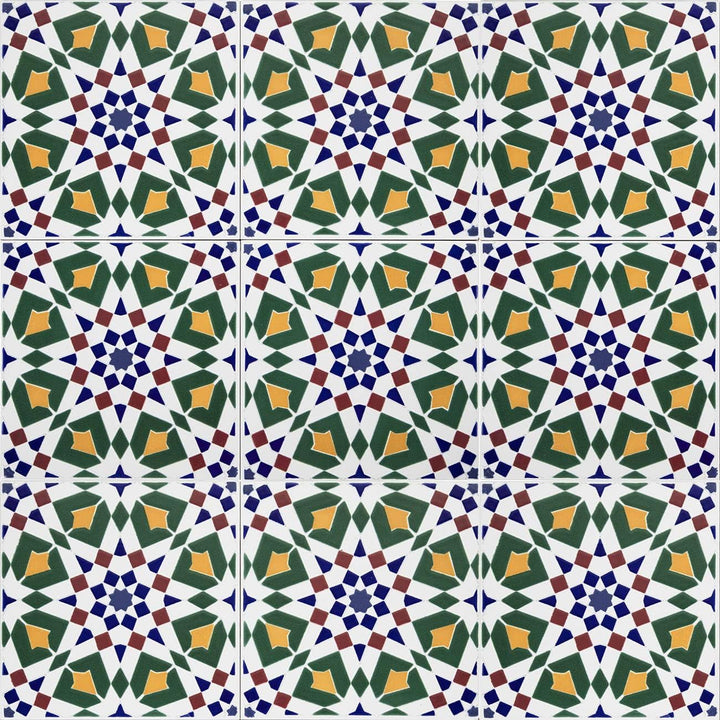 Cerames Orientalische Marokkanische Keramikfliesen Tanger - dekorative Mosaikfliesen für das Badezim