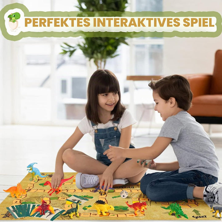 Joozmui Dino Ausgrabungsset für Kinder, Ei Dinosaurier Spielzeug ab 4 5 6 7 8 9 10 Jahre Junge Spiel