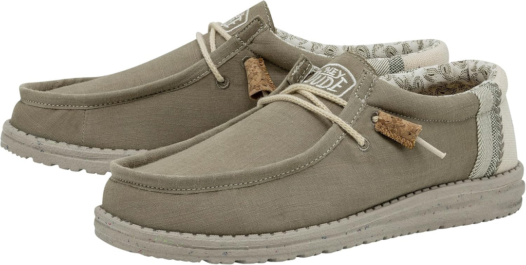 Hey Dude Herren Wand-Stretch Slipper 40 EU Grün, 40 EU Grün