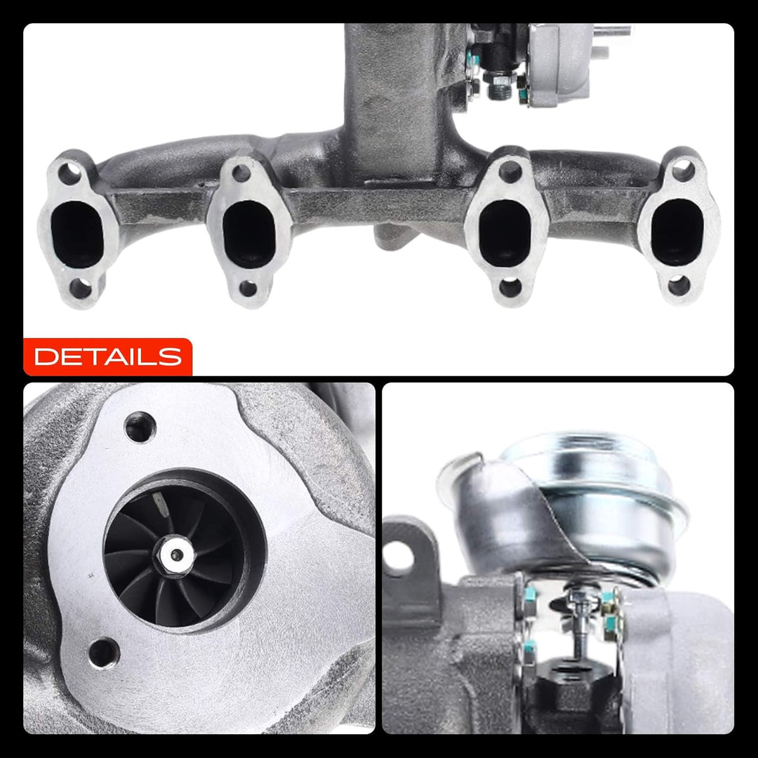 Frankberg Turbolader Kompatibel mit Leon 1M1 2000-2006 Toledo II 1M2 2000-2004 B.o.r.a 1J2 1J6 2000-