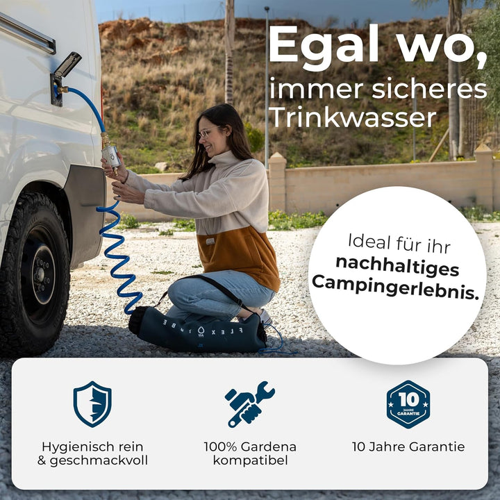 Alb Filter® MOBIL Nano Trinkwasserfilter | Bakterien, Keime und Anti-Legionellen-Filter | Boot, Camp