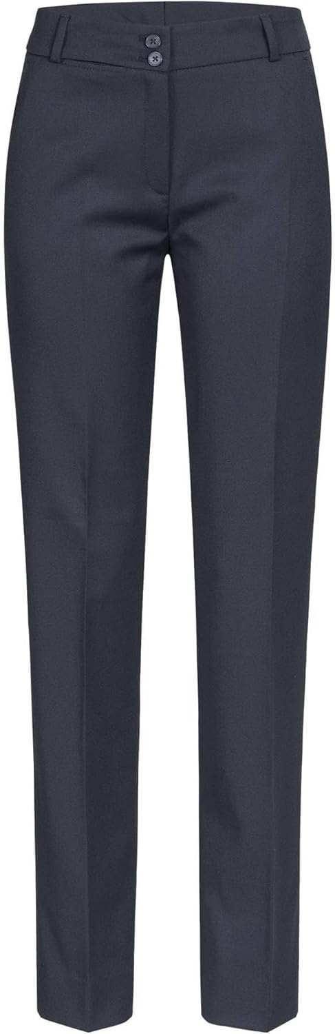 Greiff Grösse 44 Corporate Wear Basic Damen Hose Slim Fit Marine Modell 1358