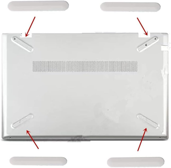 HSSDTECH Gummifüsse Bottom Case Rubber Foot für HP Pavilion 15-CS 15-CW TPN-Q208 TPN-Q210 4,7 cm (4