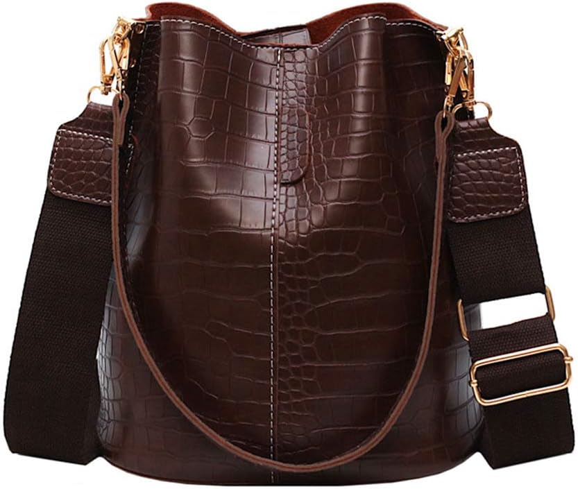 BUKESIYI Damen Tasche Umhängetasche Handtasche Frauen Klein Schultertasche Weekender Lack PU Leder C