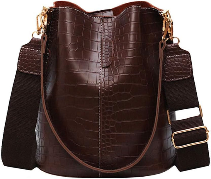 BUKESIYI Damen Tasche Umhängetasche Handtasche Frauen Klein Schultertasche Weekender Lack PU Leder C