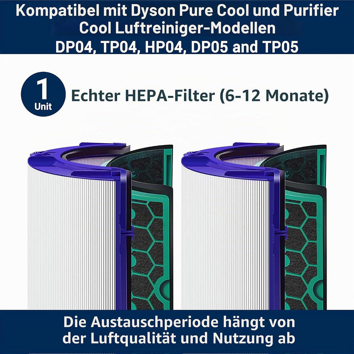Facecool TP04 HP04 DP04 Ersatzfilter für Dyson Pure Cool und Purifier Kühlluftreiniger HP04 TP04 TP0