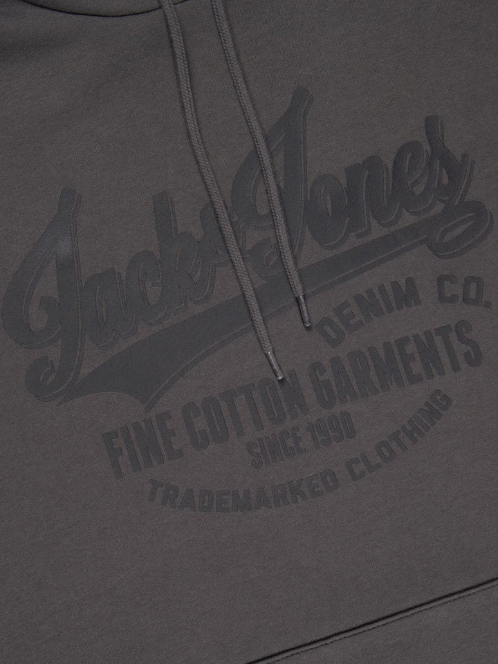 JACK & JONES Herren Kapuzenpullover JJEADRIAN Hoodie Sweatshirt Pullover Kapuze Kängurutaschen Regul