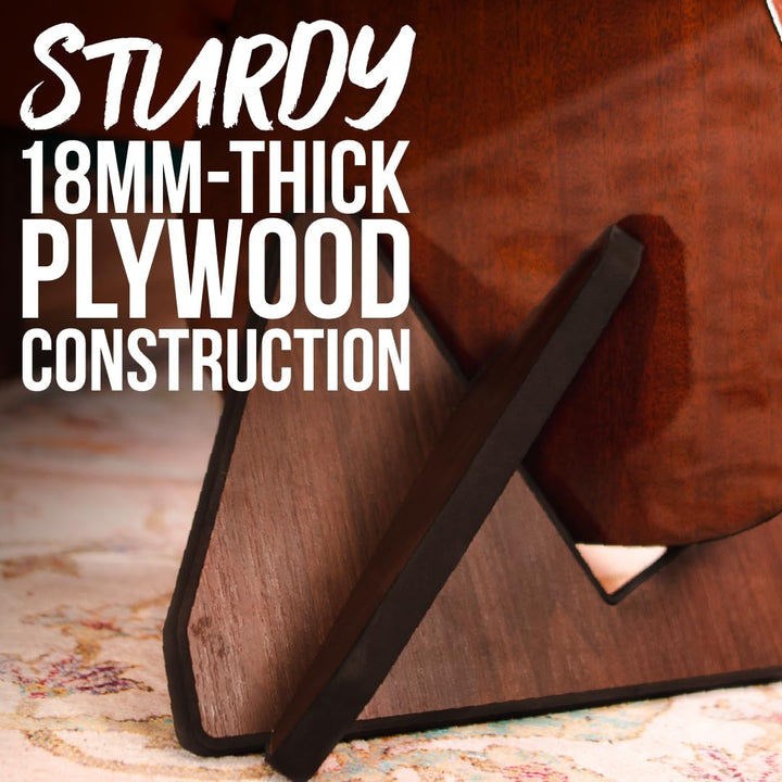Gator Frameworks Elite Series X-Style Holz-Gitarrenständer in natürlichem Ahorn-Finish Passend für A