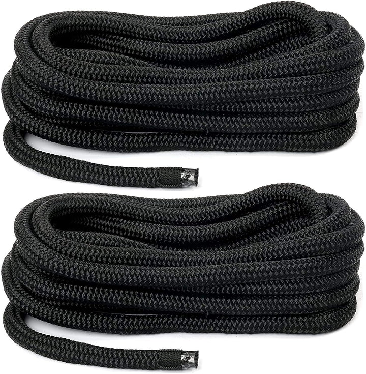 FreeTec 4 TLG Bootsseil Boot Fenderleine Nylon Dockline Festmacherleine Fenderseil mit Auge 16mm Dur
