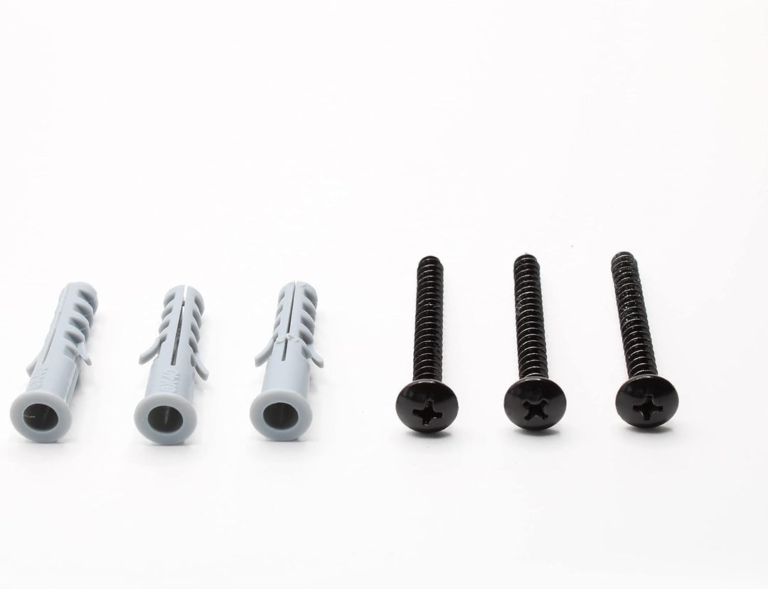 1x Wandstufe Katzentreppe Klettersystem für Haustiere, belastbare, stabile Ablage/Plattform Schwarz
