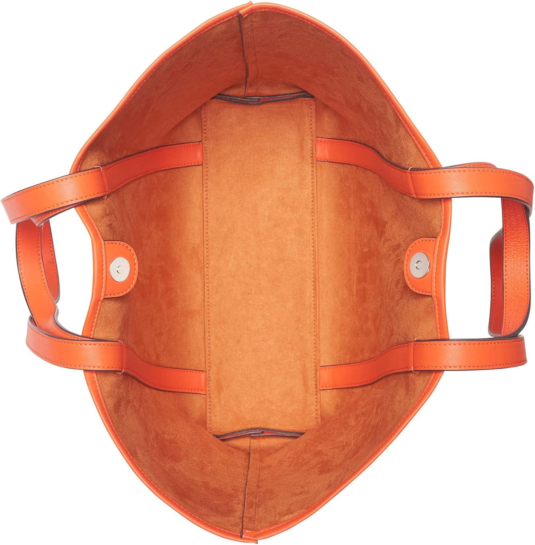 Calvin Klein Damen Denali Novelty 2-in-1 Tragetasche, Einheitsgrösse Feuerorange, Feuerorange