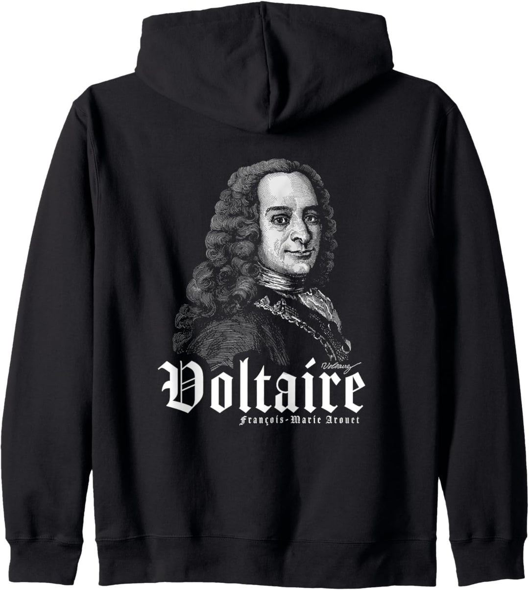 Voltaire Philosoph Aufklärung Humanismus Philosophie Kapuzenjacke