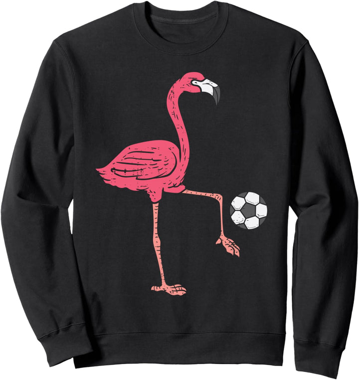 Flamingo, Fussballspieler für Herren, Damen, Kinder Sweatshirt