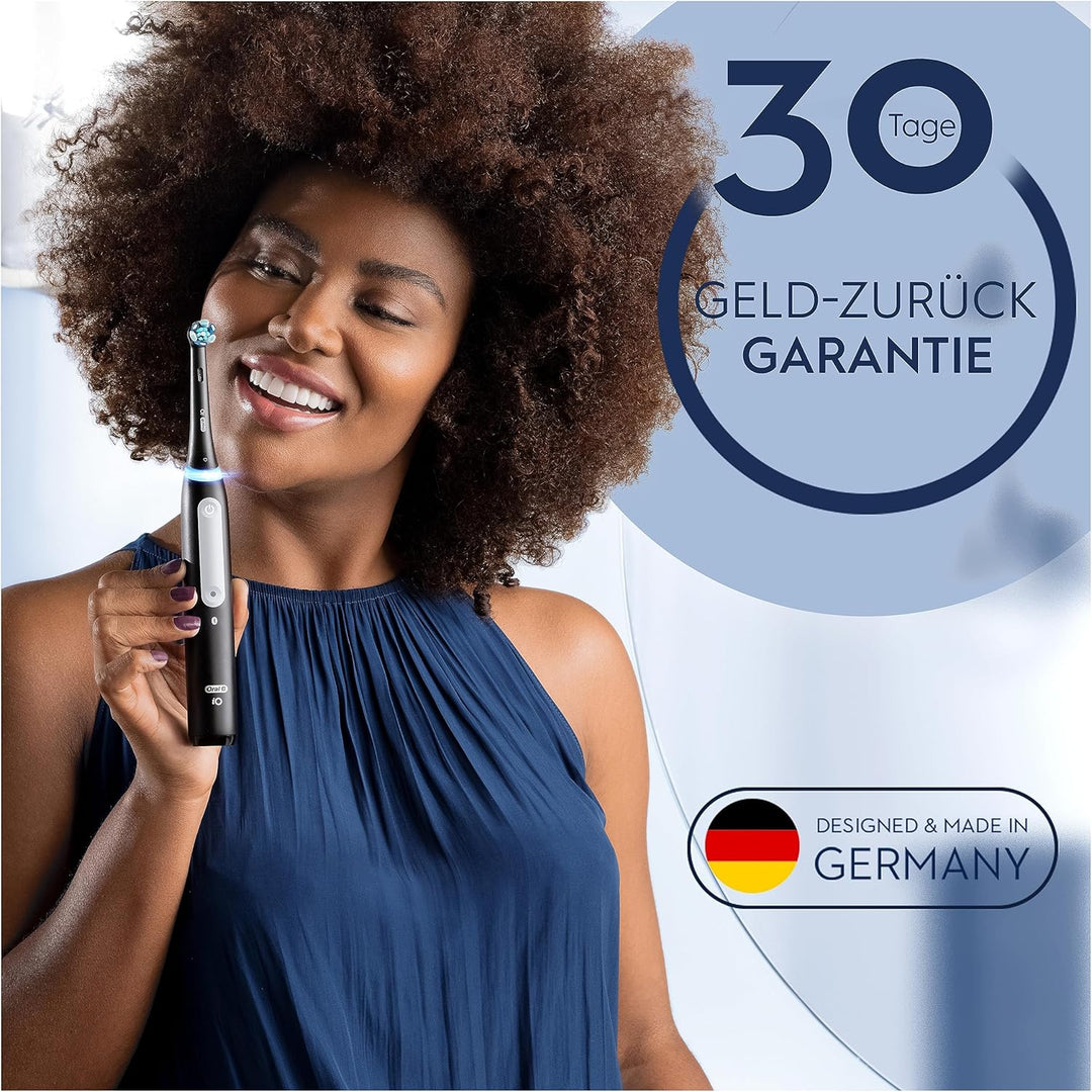 Oral-B iO Series 4 Elektrische Zahnbürste/Electric Toothbrush, 4 Putzmodi für Zahnpflege, Reiseetui,