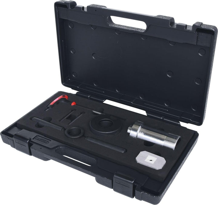 KS Tools 150.9545 Montagehilfe-Satz für Stossdämpfer mit Zuganschlagfeder, 7-teilig