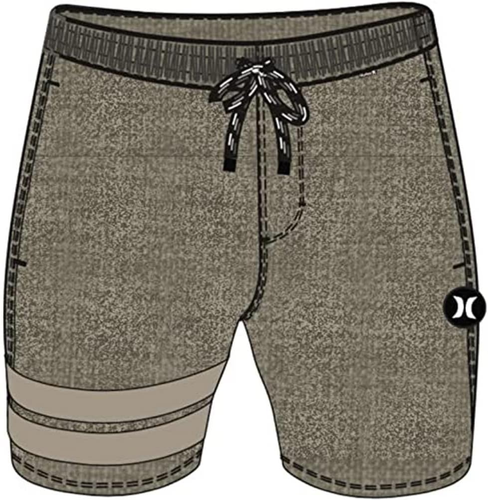Hurley Herren Blockparty Volley Board-Shorts XL Olivgrün, XL Olivgr&#xFC;n