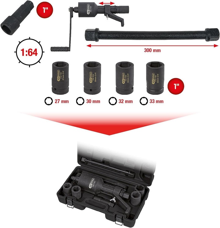 KS Tools 516.1180 Kraftvervielfältiger, 7-tlg.