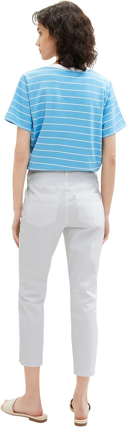 TOM TAILOR Damen Alexa Slim Jeans 25W / 26L 20000 - White, 25W / 26L 20000 - White