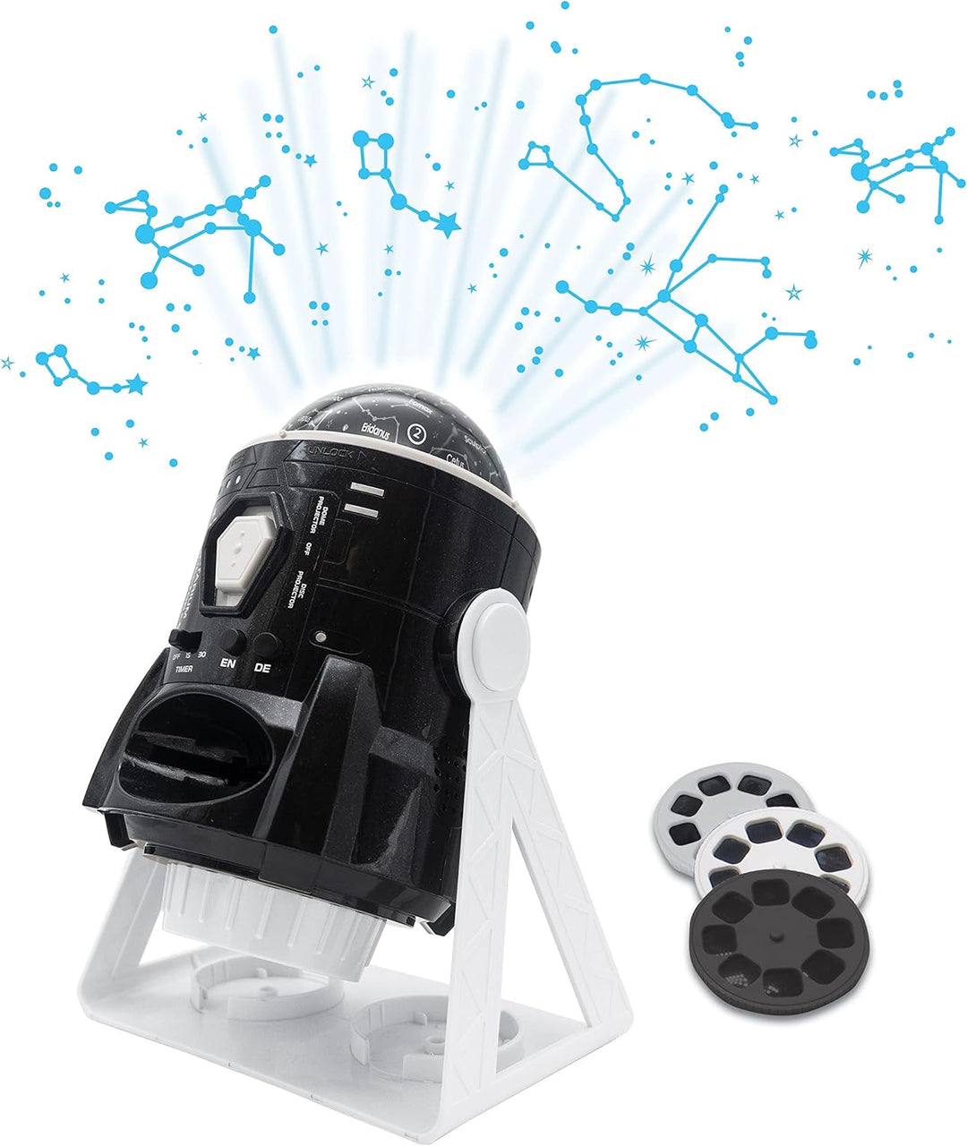 Lexibook, Speaking 2-in-1 Constellations and Images Planetarium Projector, 24 images to discover spa