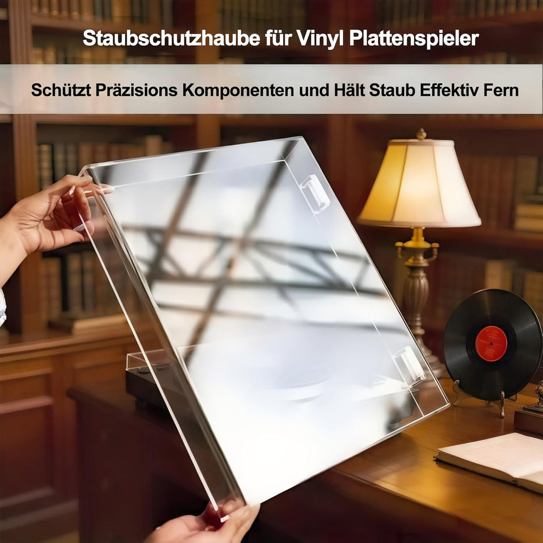 Staubschutzhaube für Plattenspieler kompatibel mit AT-LP60XBT Turntables
