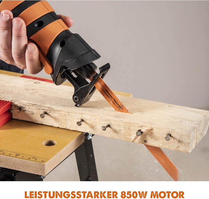 Evolution Power Tools R230RCP Säbelsäge, Mehrzwecksägen, 180° drehbarer Handgriff Kabelgebunden R230