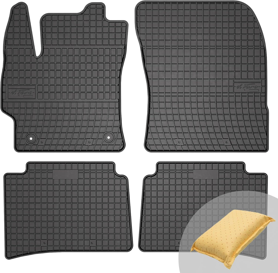 FROGUM EL Toro Gummimatten Ganzjähriges-Set von Autofussmatte Auto Fussmatten für Suzuki Swace ab 20