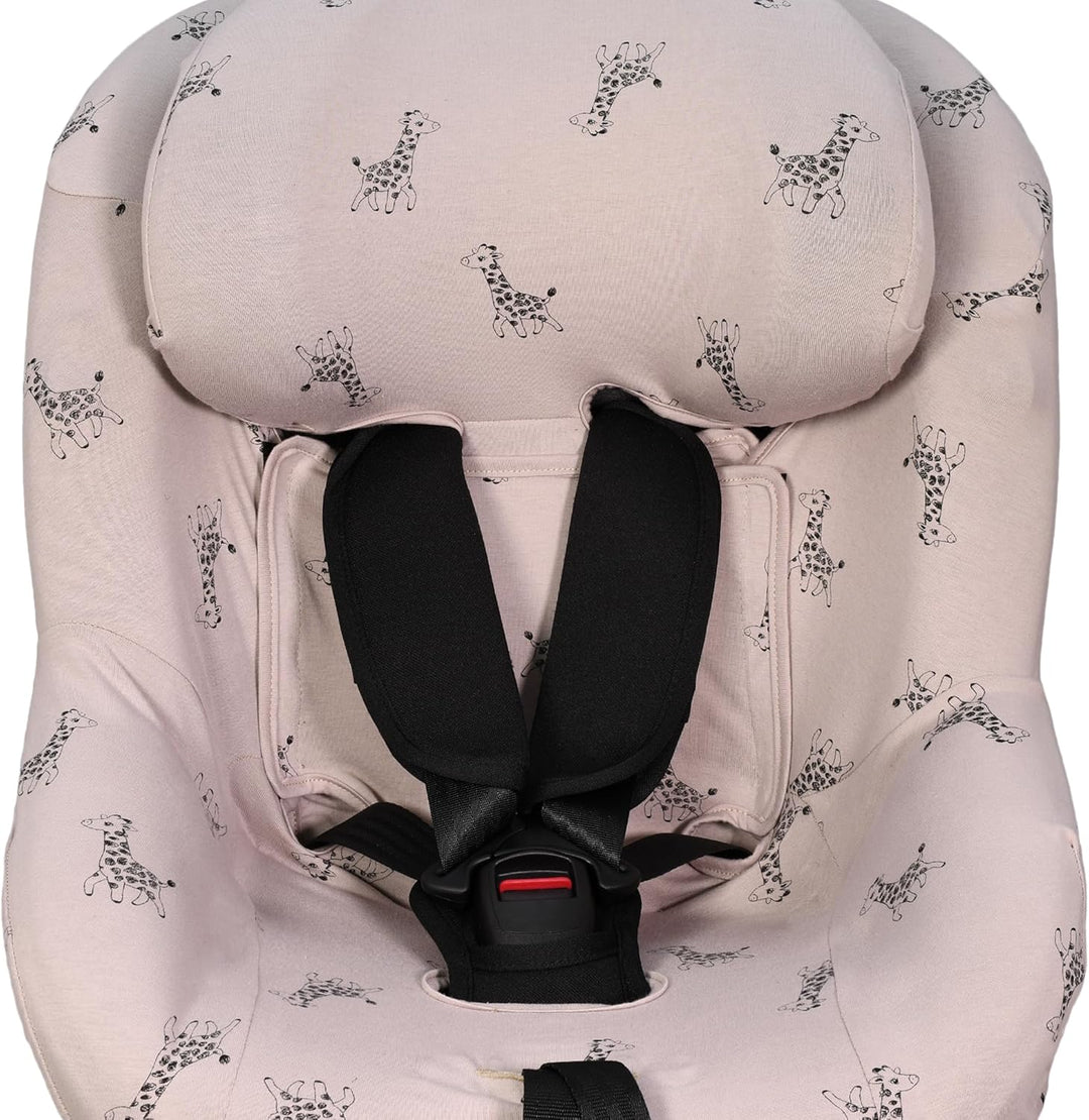 JYOKO KIDS Bezug für Autositz kompatibel mit Maxi Cosi (Giraffe, Maxi Cosi Pearl 360 y Mica Pro I-si