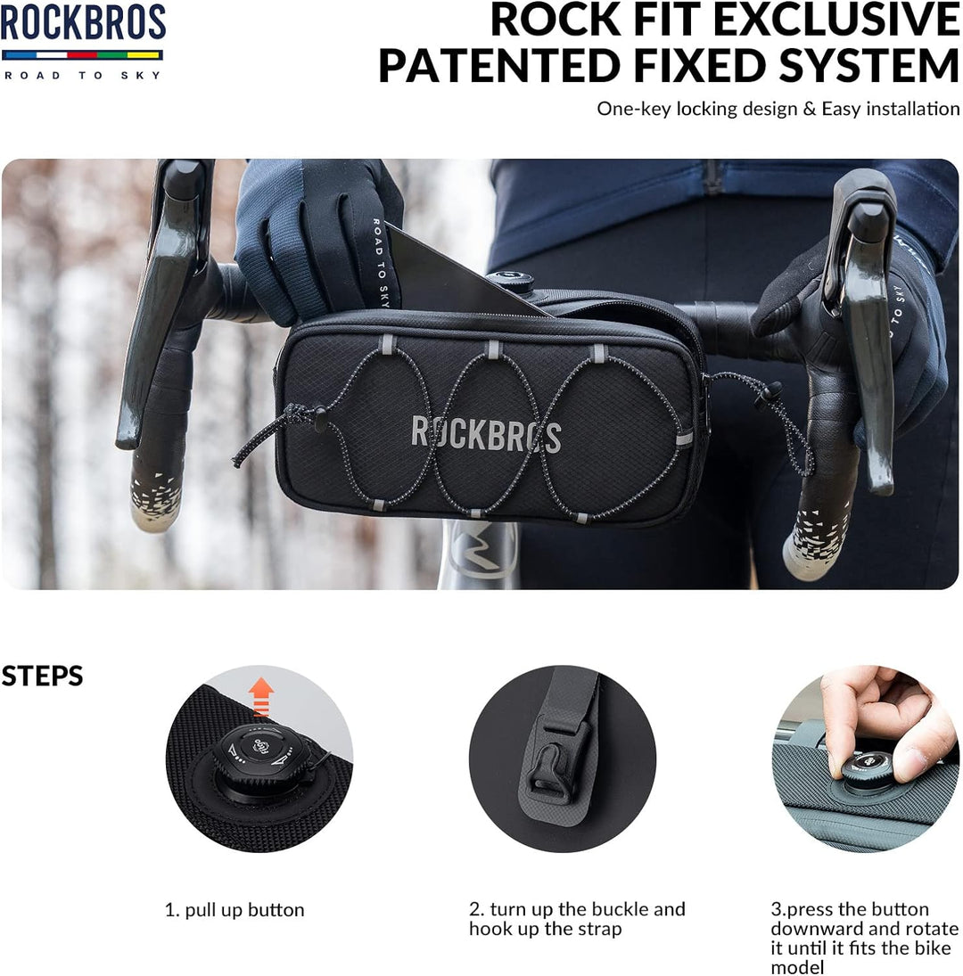 ROCKBROS Road-to-Sky Lenkertasche Fahrrad Tasche Selbstentworfene Fahrradtasche Wasserabweisende Ref