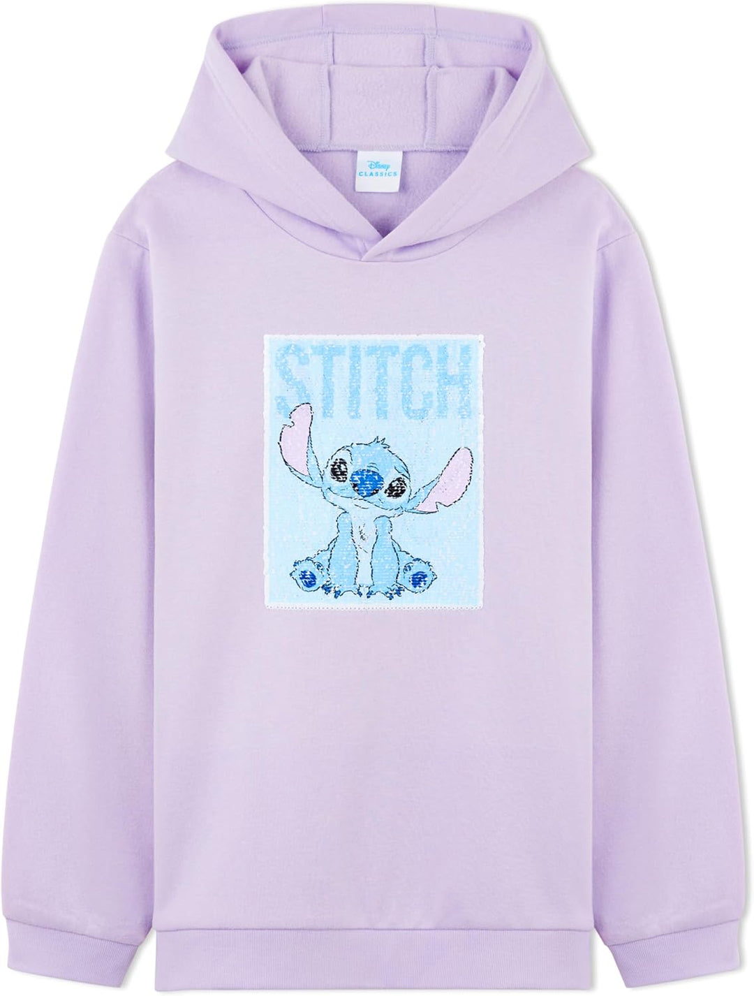Disney Stitch Pullover Mädchen, Jungen & Teens, Atmungsaktiv Kinder Hoodie Kuschelig mit Wendbarem P