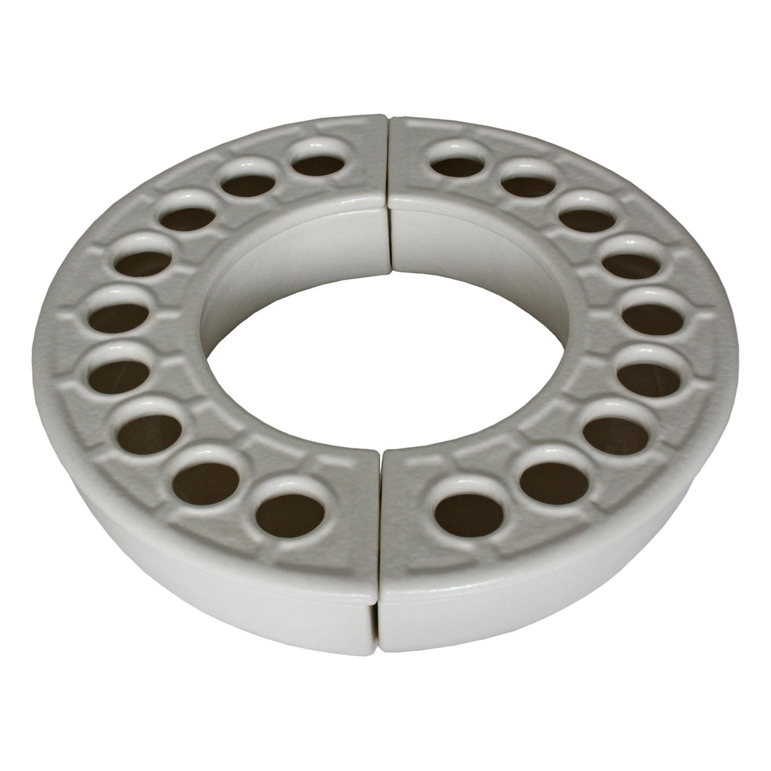 Luftbefeuchter Halbkreis 2er Set Quarz-Weiss 2 Stück Quarz-weiss, 2 Stück Quarz-weiss