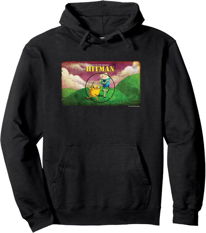 Adventure Time Hitman Card Pullover Hoodie