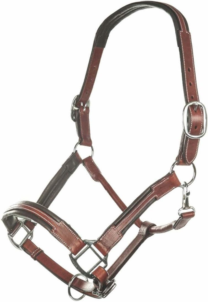 HKM Lederhalfter -Soft- braun thoroughbred, braun thoroughbred