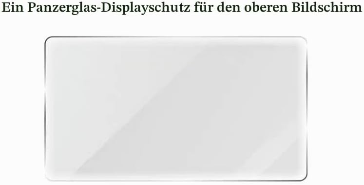 Displayschutzfolie für AYN-THOR Spielekonsole, gehärtetes Glas, Dual-Screen, vollständige Abdeckung,