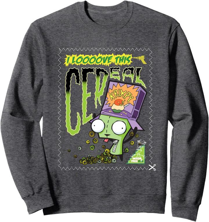 Invader Zim Gir's Krixpy Cereal Sweatshirt