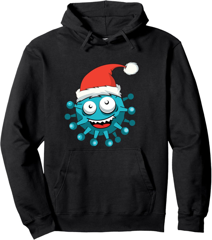 Weihnachten Bakterien Virus Virologe Biologie Pullover Hoodie