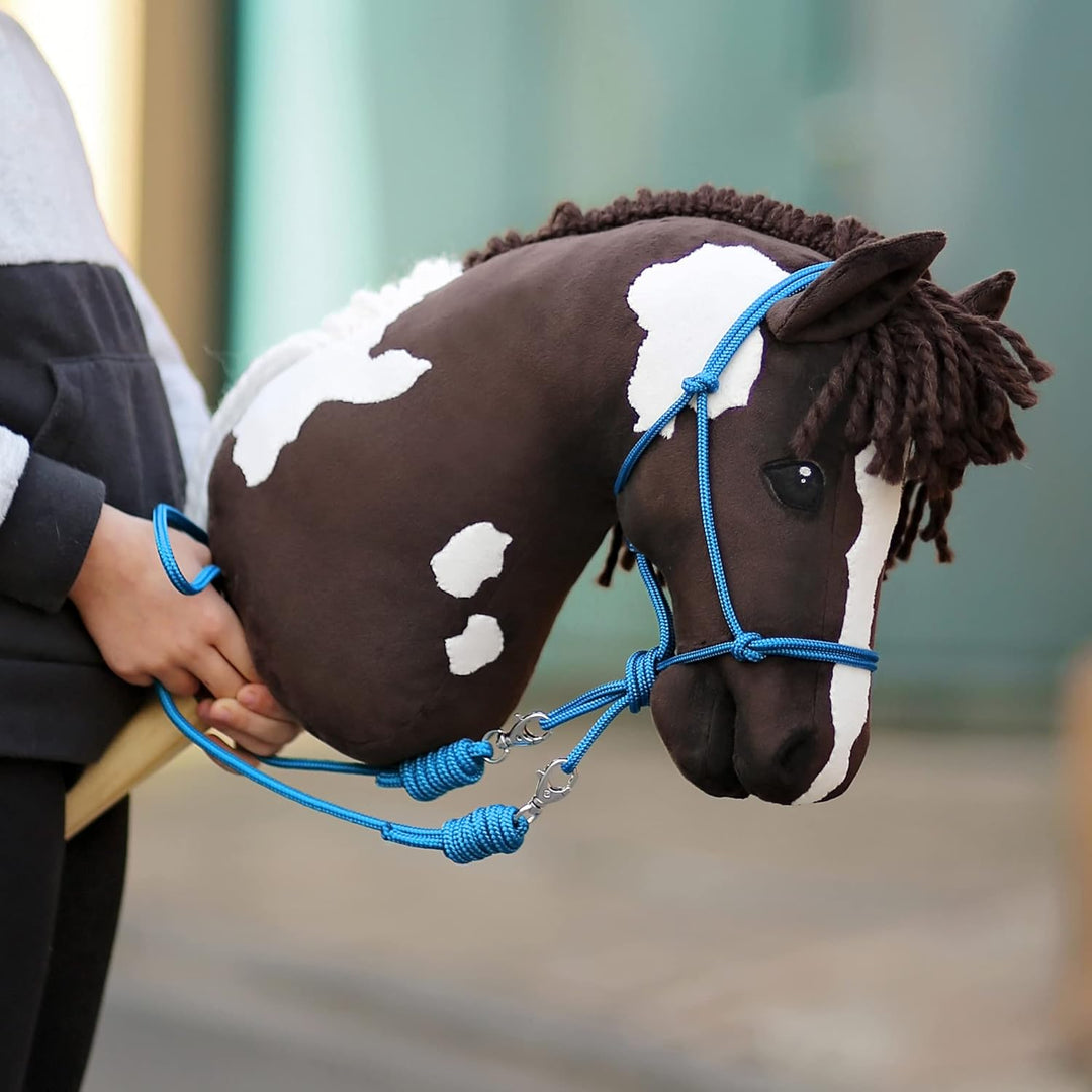 Hobby Horse Halfter Materialset aqua/pink (Anleitung separat erhältlich)