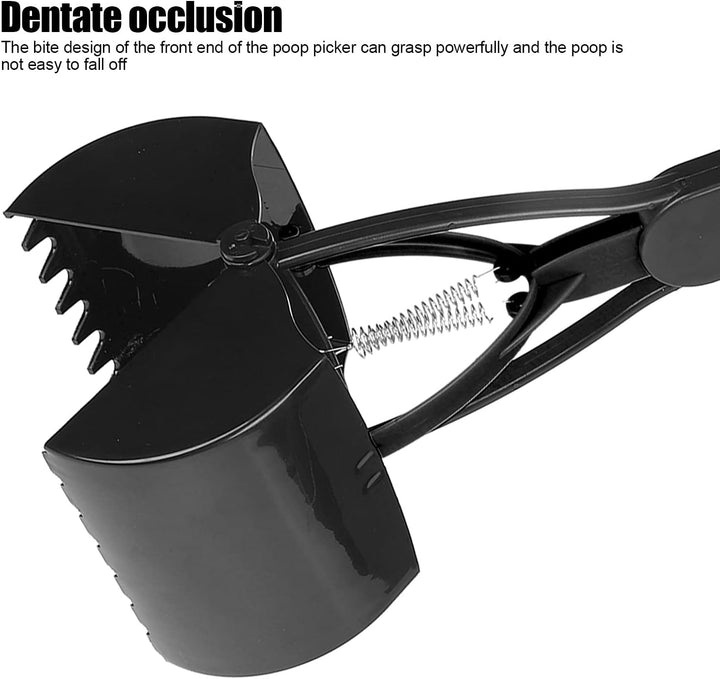 Schaufel mit langem Griff für Hunde, Tropfer für Haustiere, tragbare Kaka-Schaufel für Hunde, Sammel