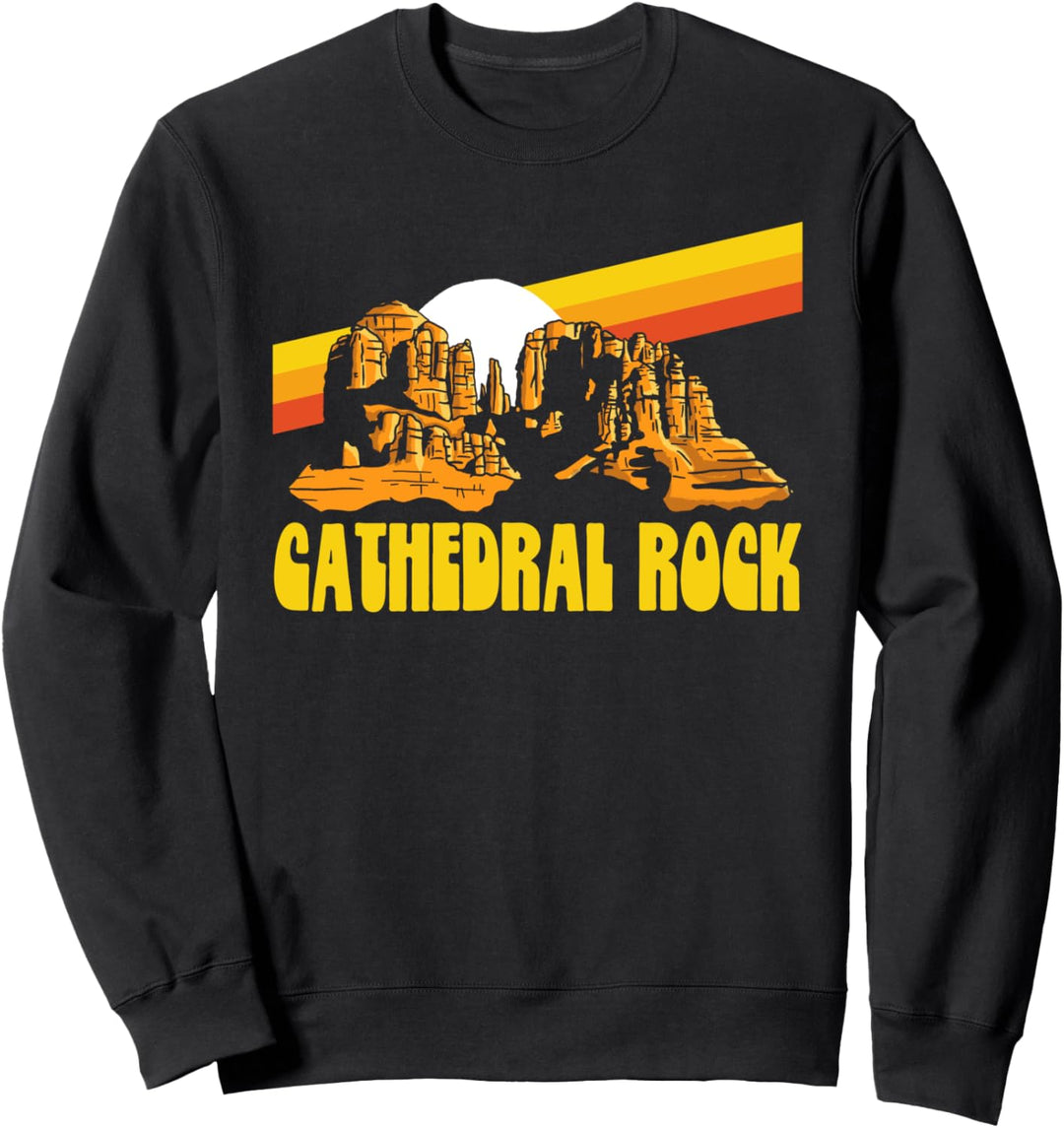 Sedona Arizona Vintage Hiking Cathedral Rock Eighties Sweatshirt