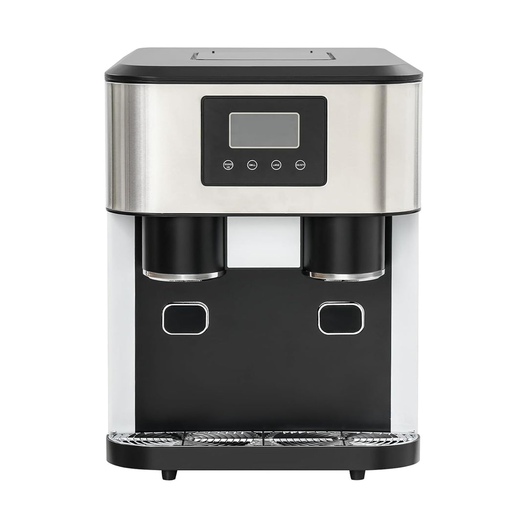 3-In-1 Eisbereiter Mit Kaltwasserfunktion Bereit FüR 600G Eis Lcd Display WüRfel Tischplatte Maker C