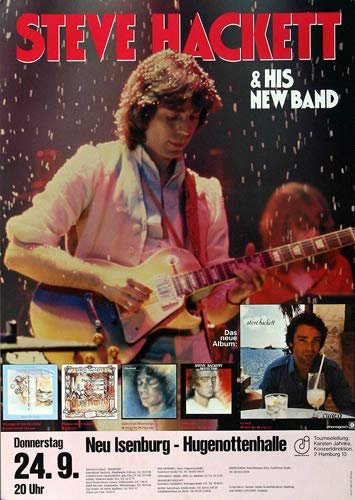 Steve Hackett - Cured Tour, Neu-Isenburg &amp; Frankfurt 1981 » Konzertplakat/Premium Poster | Live Konz