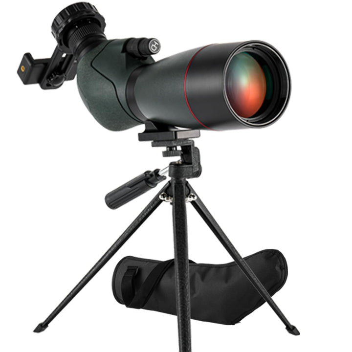 Spektiv Sportschützen 25-75x70, HD BAK4 Prisma FMC Monokular Dual Focus IPX6 Wasserdicht Tragetasche