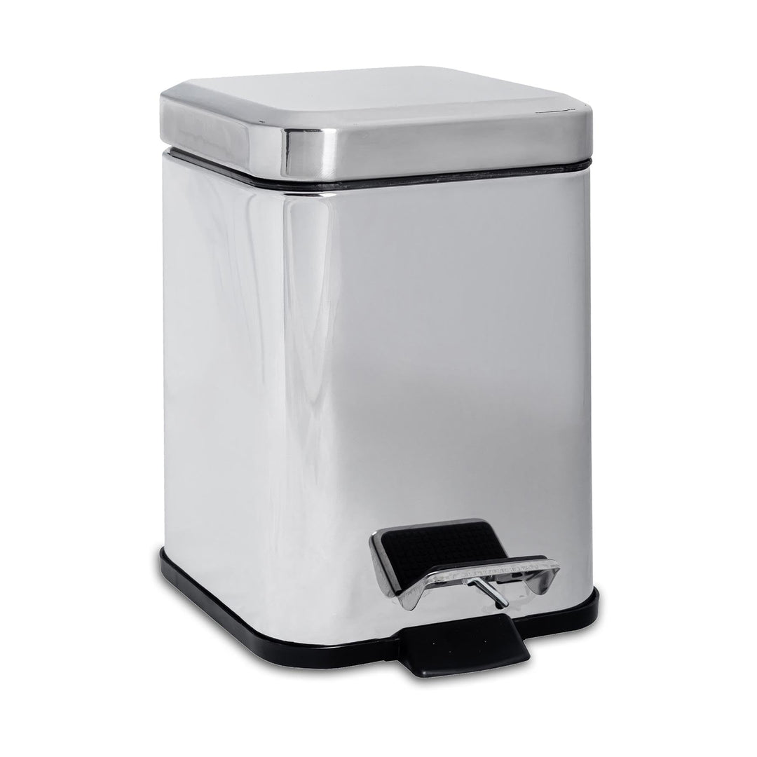 Harbour Housewares Square Badezimmerpedalbehälter - 3L - Chrom