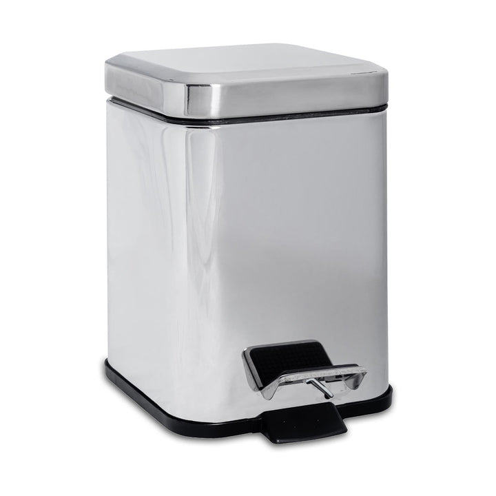 Harbour Housewares Square Badezimmerpedalbehälter - 3L - Chrom