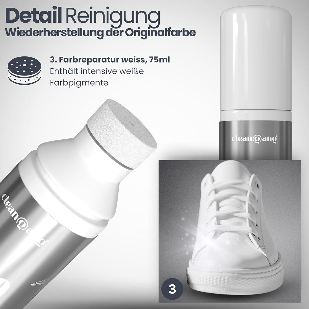 cleangang Reinigungsset Schuhbürste & Schuhputzset – Ideale Reinigung & Pflege für Lederschuhe & Sne